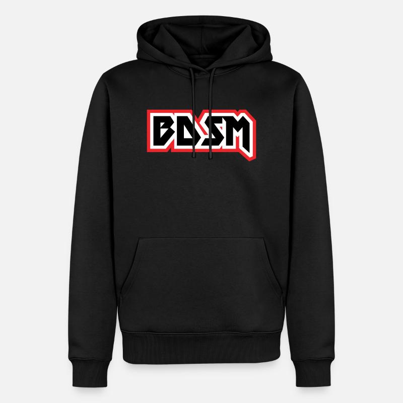 BDSM-Datei - Männer Premium Bio Hoodie - Schwarz