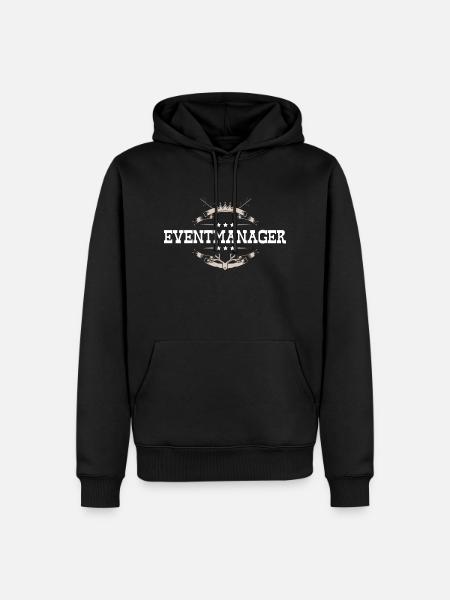 Eventmanager - Männer Premium Bio Hoodie - Schwarz