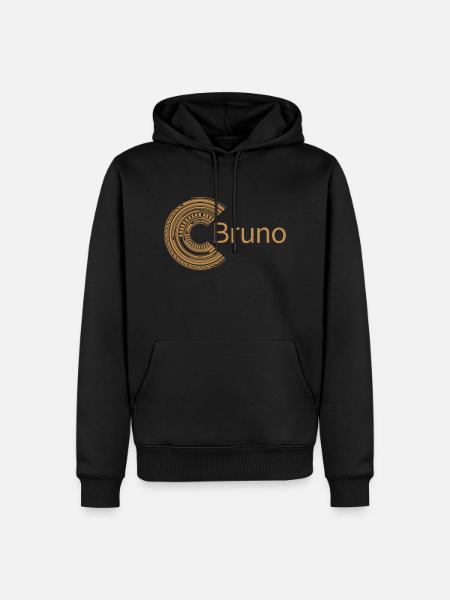 For Bruno - Men’s Premium Organic Hoodie - black