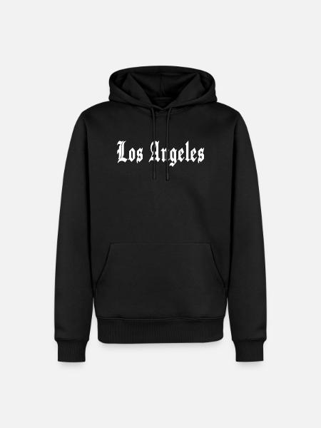 Los Angeles - Men’s Premium Organic Hoodie - black