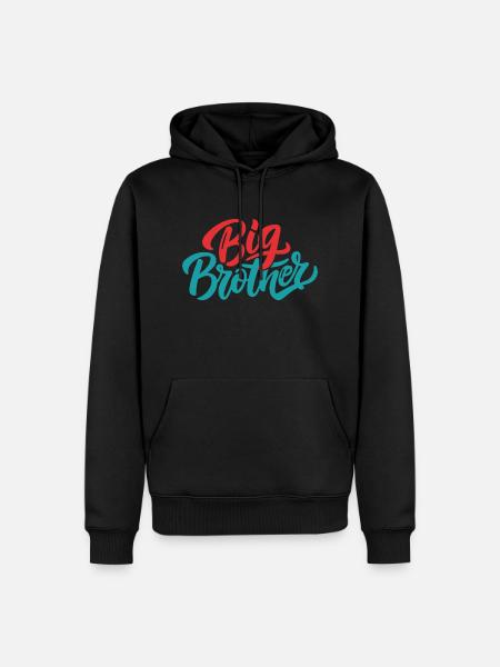 FRÈRE AÎNÉ - Herre Premium økologisk hoodie - sort