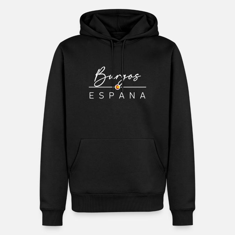 Espagne - Burgos - Espagne - España - Sweat à capuche Premium bio Homme - noir
