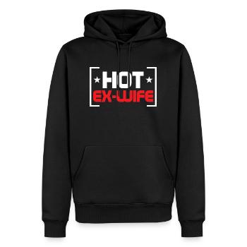 Hot Ex-Wife Divorcee Divorce Women - Männer Premium Bio Hoodie - Schwarz - Vorne - Nico (187cm)