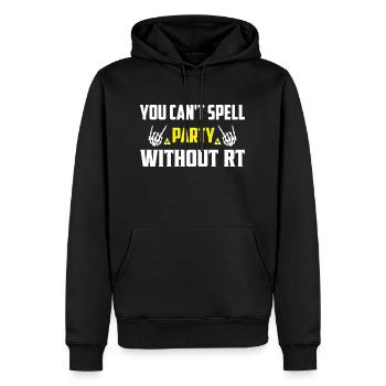 Vous ne pouvez pas épeler Party sans RT Radiology X-Ray R - Sweat à capuche Premium bio Homme - noir - Devant - Nico (187cm)