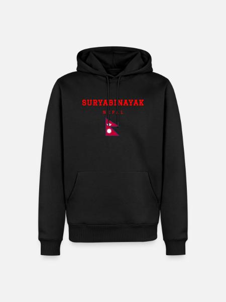 Suryabinayak, Nepal - Men’s Premium Organic Hoodie - black