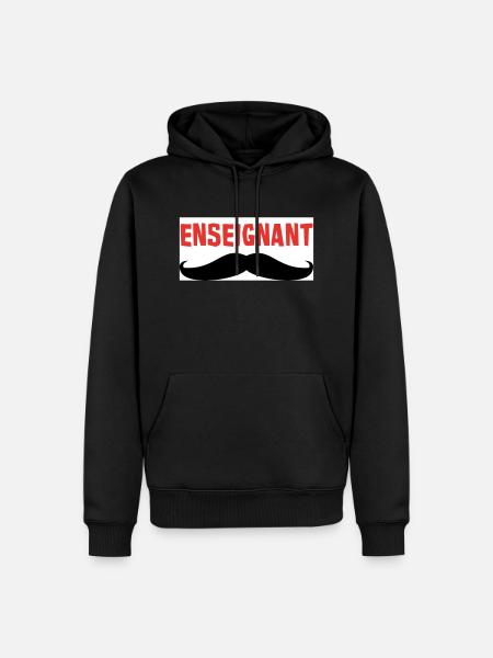 ENSEIGNANT - Sweat à capuche Premium bio Homme - noir