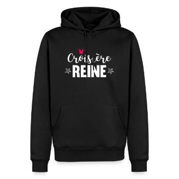 Croisiere reine Cruise Queen Kreuzfahrt Geschenk f - Männer Premium Bio Hoodie - Schwarz - Vorne - Nico (187cm)