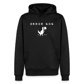 Karikatur Glücklich Vektor Figur Symbol Lustiges Design Niedlich - Männer Premium Bio Hoodie - Schwarz - Vorne - Nico (187cm)