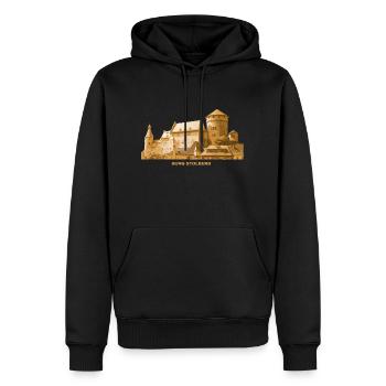 Stolberg Rhineland-Palatinate Castle - Men’s Premium Organic Hoodie - black - Front - Nico (187cm)