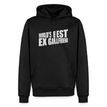 worlds best ex girlfriend - Männer Premium Bio Hoodie - Schwarz - Vorne - Nico (187cm)