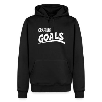 sayings funny creative thinking quote - Männer Premium Bio Hoodie - Schwarz - Vorne - Nico (187cm)