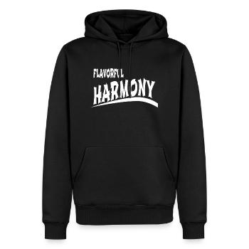 Culinary Pleasure Community Unity Humor Gift Idea - Men’s Premium Organic Hoodie - black - Front - Nico (187cm)