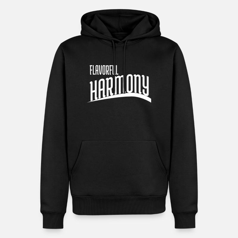shared unity culinary exploration - Men’s Premium Organic Hoodie - black