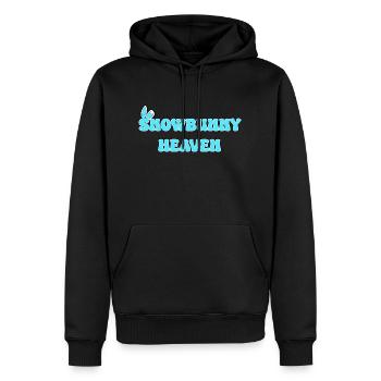 Snowbunny Heaven - Men’s Premium Organic Hoodie - black - Front - Nico (187cm)