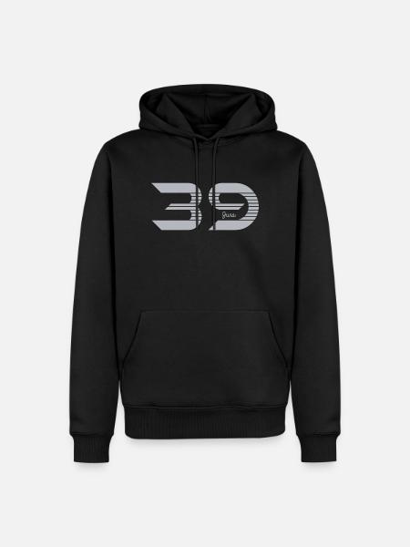 Franche Comté Jura 39 - Sweat à capuche Premium bio Homme - noir