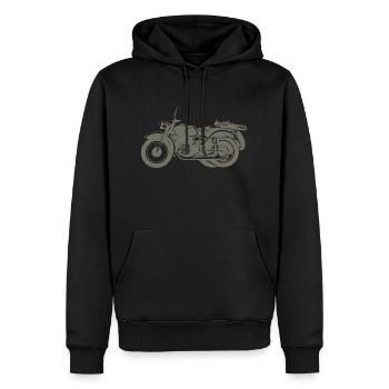 Dnepr MT12 Russisches Mot - Männer Premium Bio Hoodie - Schwarz - Vorne - Nico (187cm)