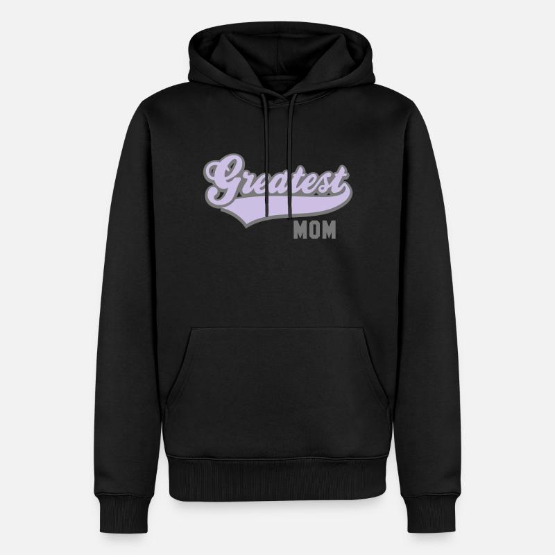 Le plus grand 2C MOM - Sweat à capuche Premium bio Homme - noir