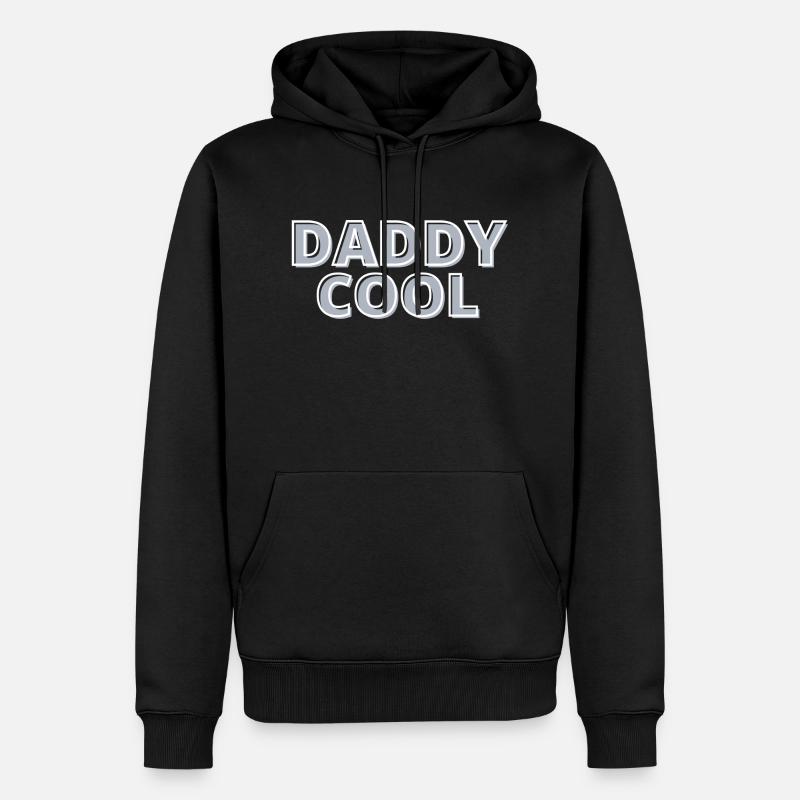 DADDY COOL - Sweat à capuche Premium bio Homme - noir