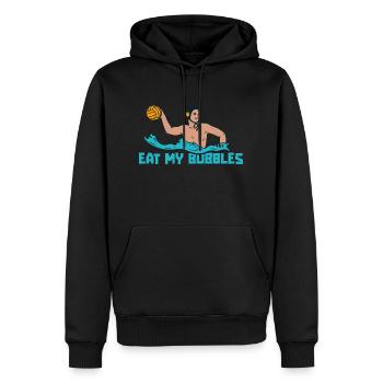 Waterpolo - Sweat à capuche Premium bio Homme - noir - Devant - Nico (187cm)