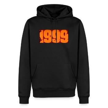 1999 - Männer Premium Bio Hoodie - Schwarz - Vorne - Nico (187cm)