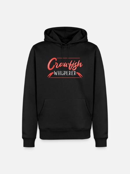 Langusten Languste - Männer Premium Bio Hoodie - Schwarz