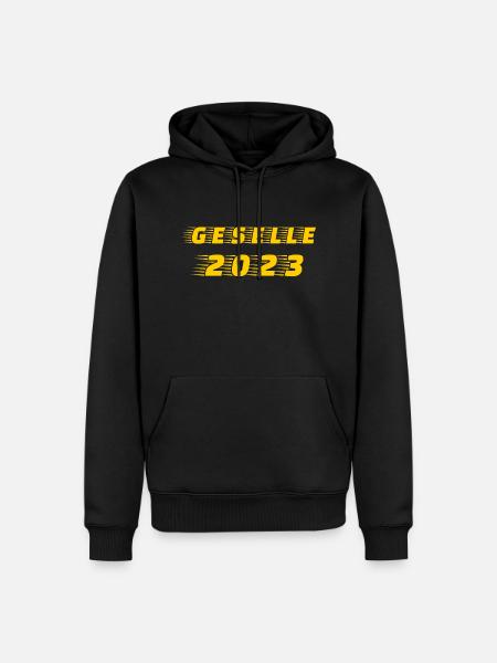 Geselle 23 - Männer Premium Bio Hoodie - Schwarz