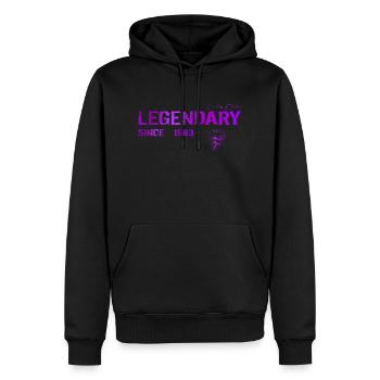 Legendary since 1983 Geschenk - Männer Premium Bio Hoodie - Schwarz - Vorne - Nico (187cm)
