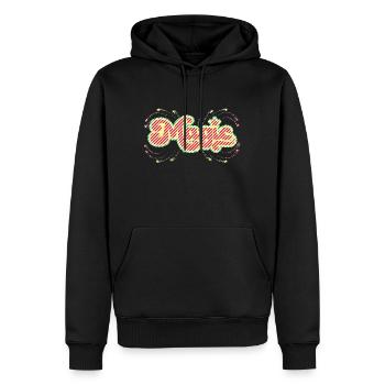 Magischer Weihnachtsmann Weihnachtsmann Nikolaus Frohe Weihnachten Weihnachten - Männer Premium Bio Hoodie - Schwarz - Vorne - Nico (187cm)