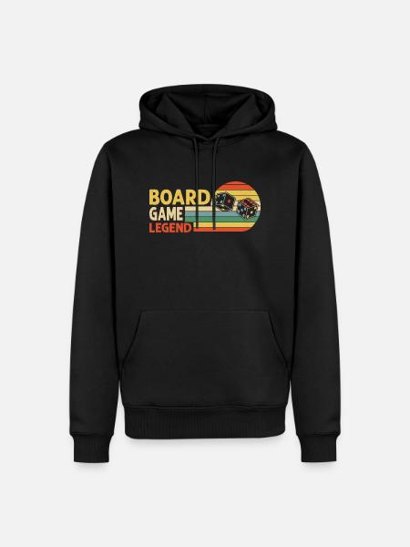 Board Game Legend Nerd Gamer Tabletop Player - Herre Premium økologisk hoodie - sort