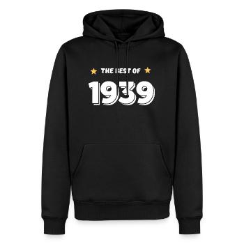 Das Beste von 1939 - Männer Premium Bio Hoodie - Schwarz - Vorne - Nico (187cm)