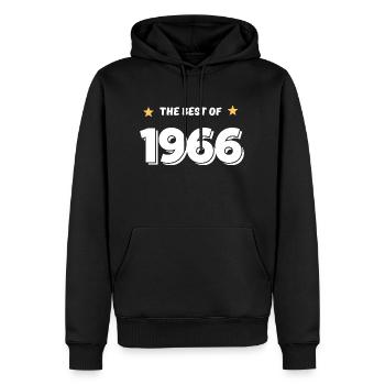 Das Beste von 1966 - Männer Premium Bio Hoodie - Schwarz - Vorne - Nico (187cm)
