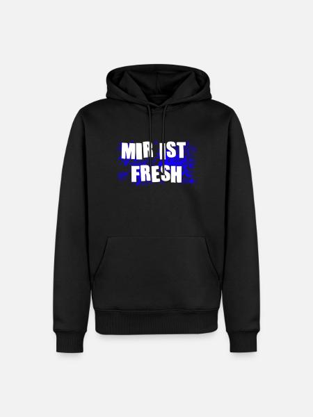 I am fresh! - Men’s Premium Organic Hoodie - black