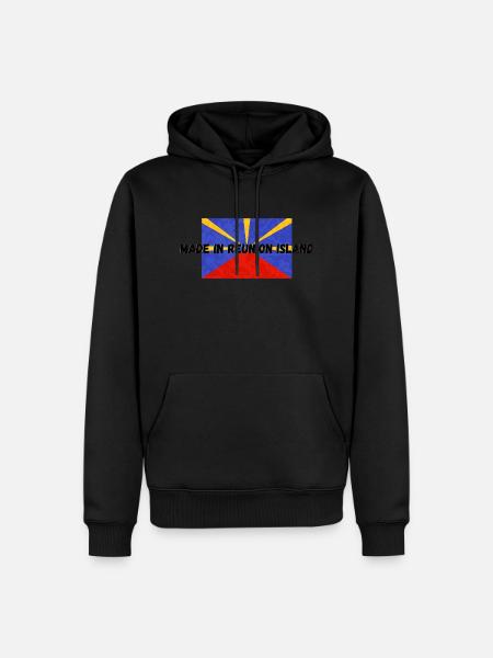 made in reunion island / made at the meeting - Men’s Premium Organic Hoodie - black