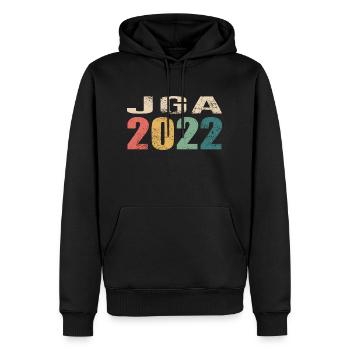 Jga 2022 Junggesellenabschied - Männer Premium Bio Hoodie - Schwarz - Vorne - Nico (187cm)