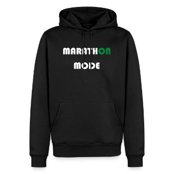 Triathlon Swim Bike Run Marathon - Männer Premium Bio Hoodie - Schwarz - Vorne - Nico (187cm)