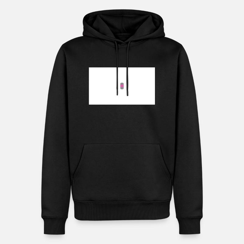 Texte de votre section - Sweat à capuche Premium bio Homme - noir