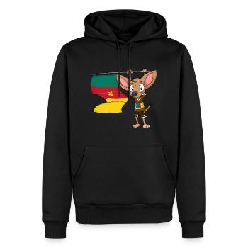 Kamerun Chihuahua - Männer Premium Bio Hoodie - Schwarz - Vorne - Nico (187cm)