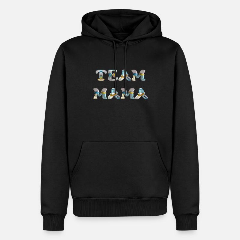 Équipe Mama Pacifier - Sweat à capuche Premium bio Homme - noir