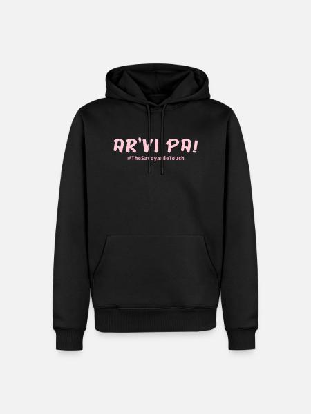 Ar vi pa !! - Sweat à capuche Premium bio Homme - noir