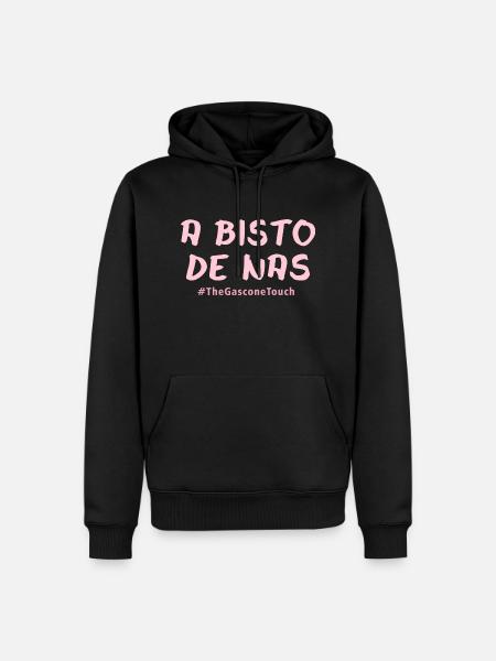 A bisto de nas !! - Sweat à capuche Premium bio Homme - noir