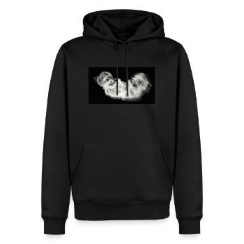Nocturnal/Lost [First] - Men’s Premium Organic Hoodie - black - Front - Nico (187cm)