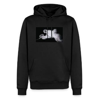 Nocturnal/Lost [Fourth] - Men’s Premium Organic Hoodie - black - Front - Nico (187cm)