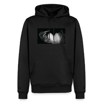 Nocturnal/Lost [Second] - Men’s Premium Organic Hoodie - black - Front - Nico (187cm)