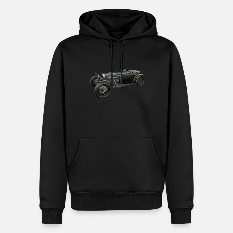Voiture de collection - Sweat à capuche Premium bio Homme - noir