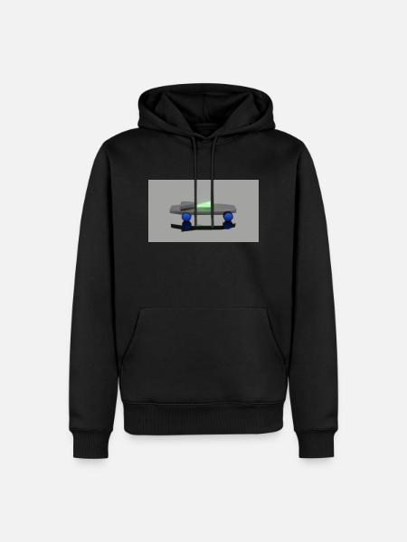 Neon Auto - Männer Premium Bio Hoodie - Schwarz