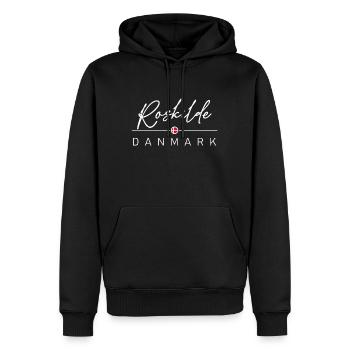 Dänemark - Roskilde - Danemark - Danemark - Sweat à capuche Premium bio Homme - noir - Devant - Nico (187cm)