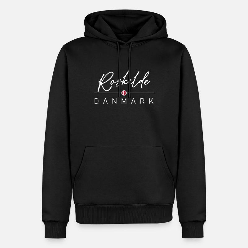Dänemark - Roskilde - Danemark - Danemark - Sweat à capuche Premium bio Homme - noir