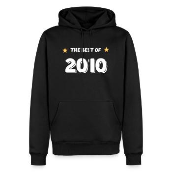 Das Beste aus 2010 - Männer Premium Bio Hoodie - Schwarz - Vorne - Nico (187cm)