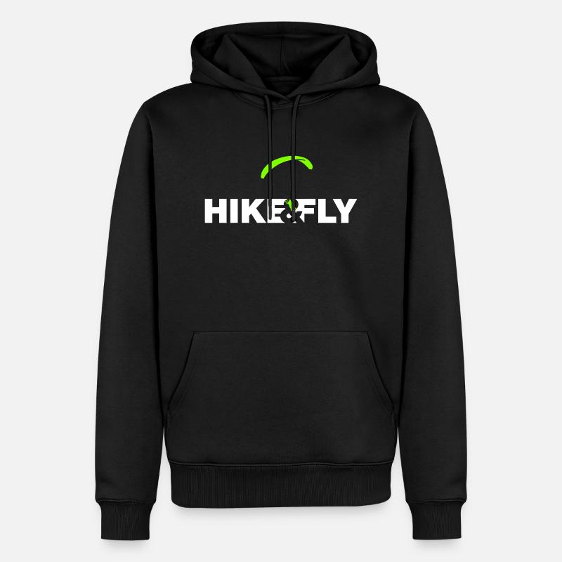 Hike &Fly Vector - Sweat à capuche Premium bio Homme - noir