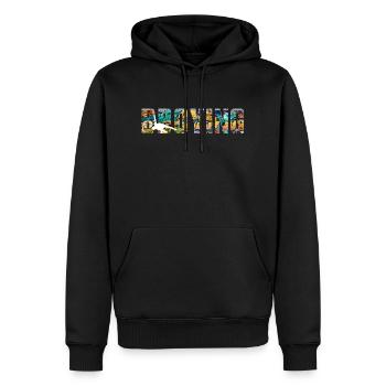 Bboying Breakdance - Männer Premium Bio Hoodie - Schwarz - Vorne - Nico (187cm)